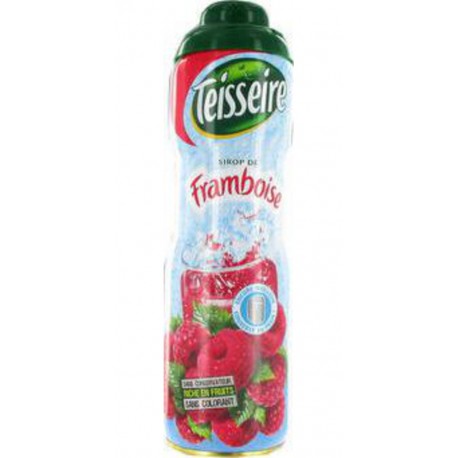Teisseire Sirop Framboise 60cl (lot de 4 bouteilles)