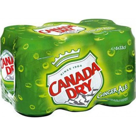 Canada Dry Ginger Ale 33cl (pack de 6)