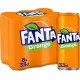 FANTA Boisson gazeuse à l'Orange 33cl (pack de 6)