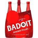 Badoit Eau minérale gazeuse ROUGE 1L (pack de 6)