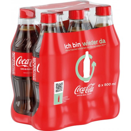 COCA-COLA 6 x 50cl (pack de 6)