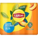 Lipton Ice Tea saveur Pêche Sans Sucres 33cl (pack de 6)