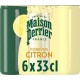MAISON PERRIER FOREVER Boisson Gazeuse Aromatisée Citron 33cl (pack de 6 canettes)