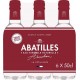 ABATILLES Eau minérale finement pétillante 50cl (pack de 6 bouteilles de 50cl)