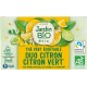 JARDIN BIOLOGIQUE Thé vert équitable duo citron jaune et citron vert bio (la boite de 20 sachets)