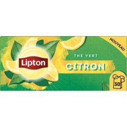 LIPTON Thé vert Citron x30