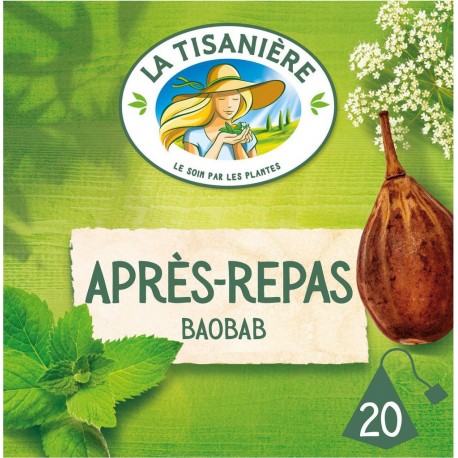 La Tisanière Infusion menthe anis-vert verveine 20 sachets