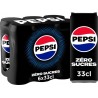 PEPSI Soda au cola sans sucres (pack de 4)