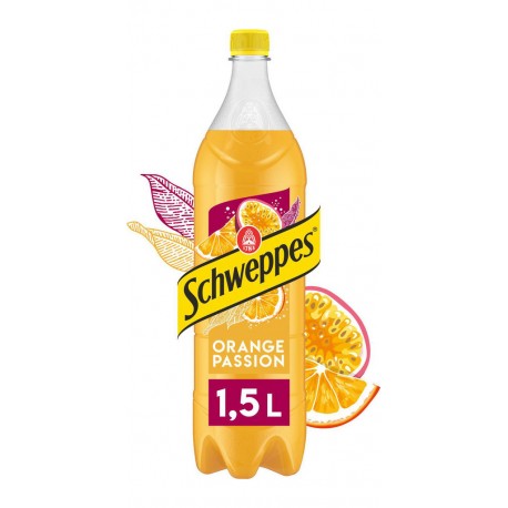 SCHWEPPES Soda à l'Orange Passion 1.5L
