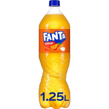 FANTA Soda à l'Orange aux Arômes Naturels 1,25L