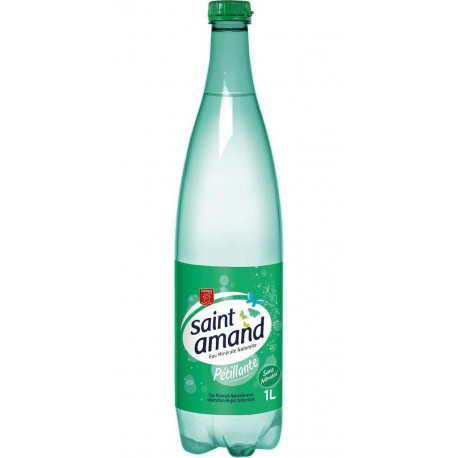 Saint Amand Eau minérale naturelle St Amand Gazeuse 1L