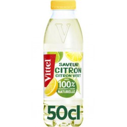 VITTEL Eau Plate Aromatisée Citron et Citron Vert VITTEL