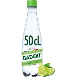 BADOIT Eau Gazeuse Aromatisée Citron Vert Sans Sucres BADOIT