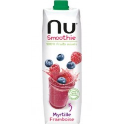 NU Smoothie myrtille framboise 1L
